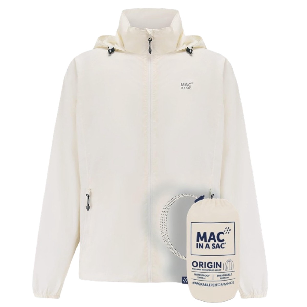 Mac in a Sac Origin2 Jacket, Ivory