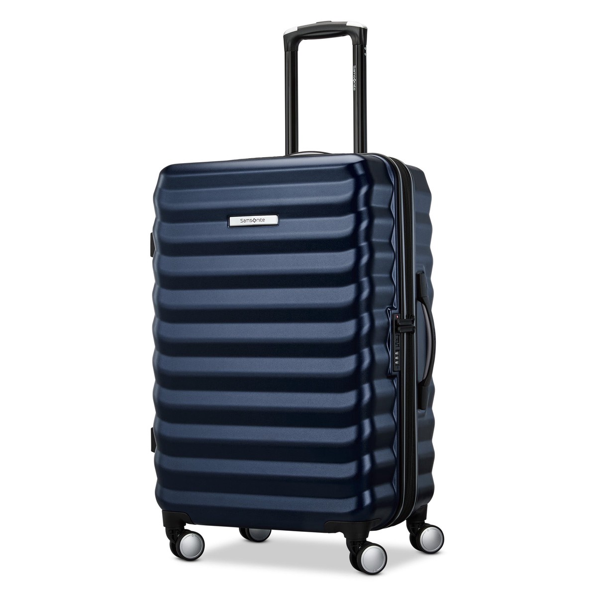 Samsonite Hard-Sided 24-Inch Lightweight Checked Medium Expandable Element Suitcase