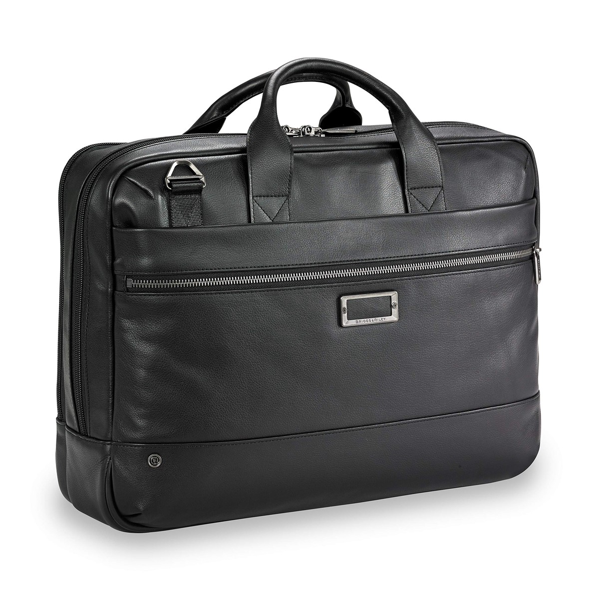 Briggs & Riley @work Leather Medium Brief