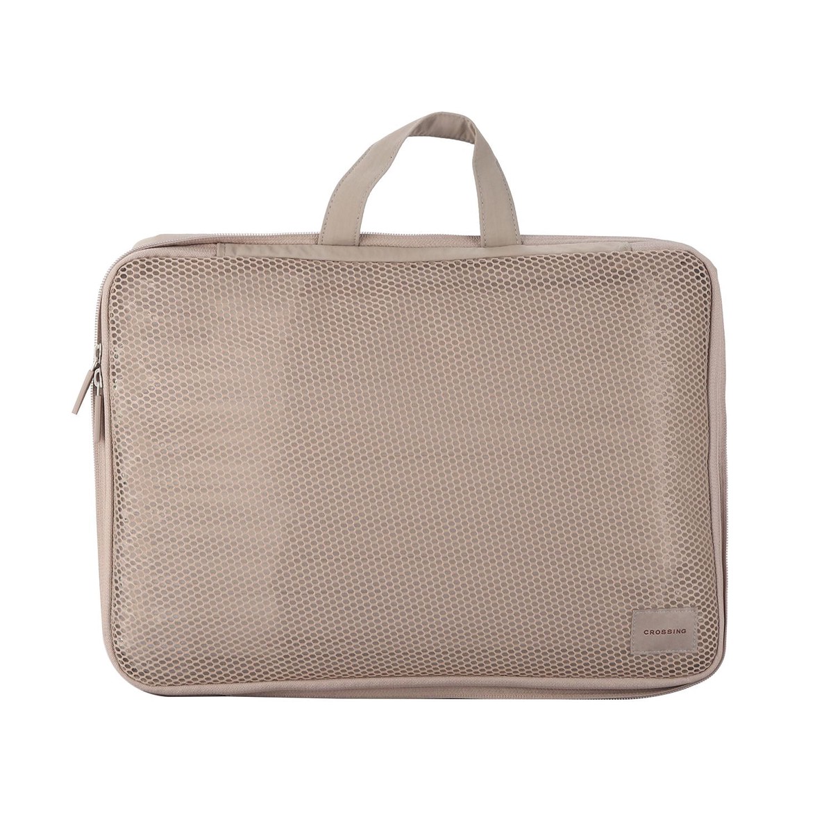 Crossing Waterproof Ripstop Nylon Compression Packing Cube M - Light Grey