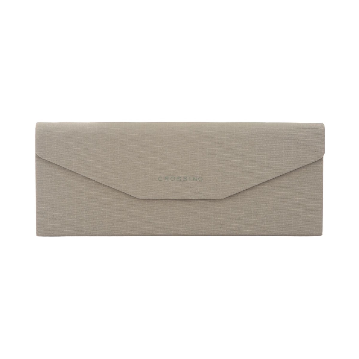 Crossing Waterproof Ripstop Nylon Foldable Glasses Case - Grey
