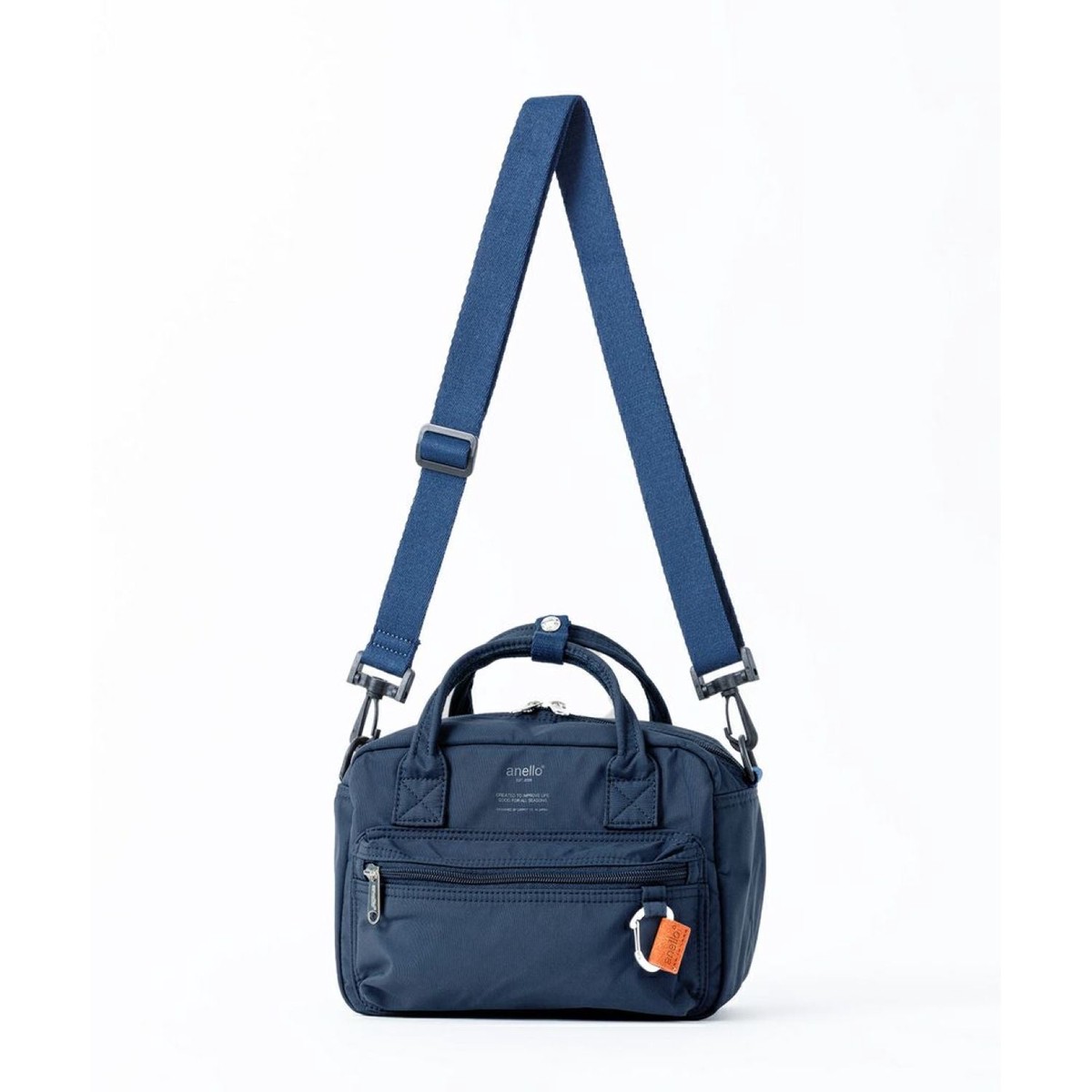 Anello Base 2Way Mini Boston Bag (Navy)