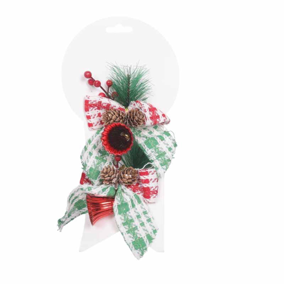 2Pc Card Bowknot Sqr Design Cloth