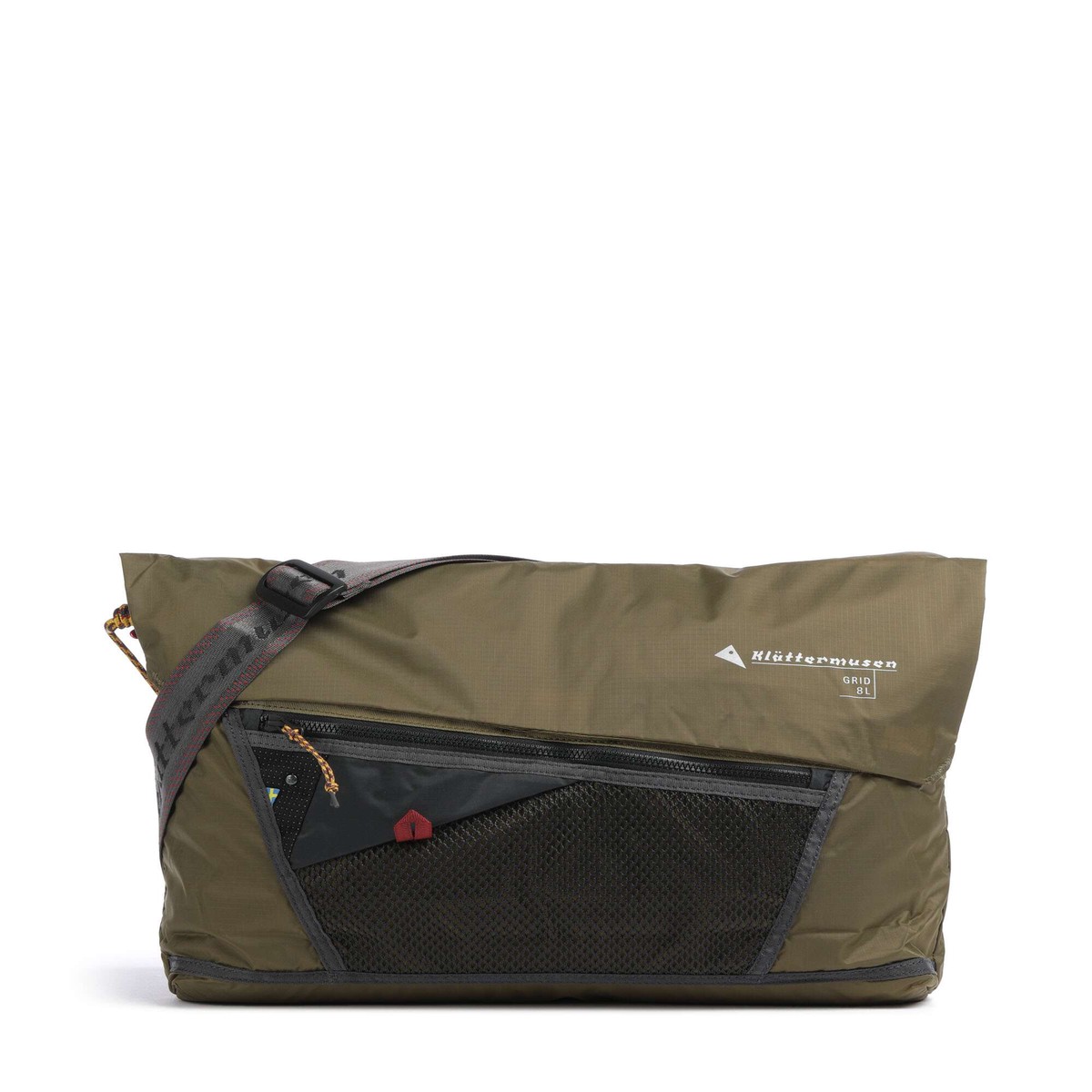 Klttermusen Grid Messenger bag olive