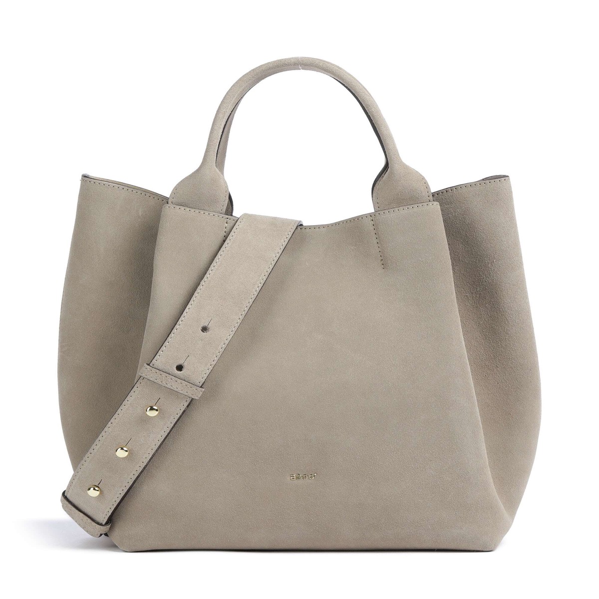 Abro Suede Essential Medium Handbag siena
