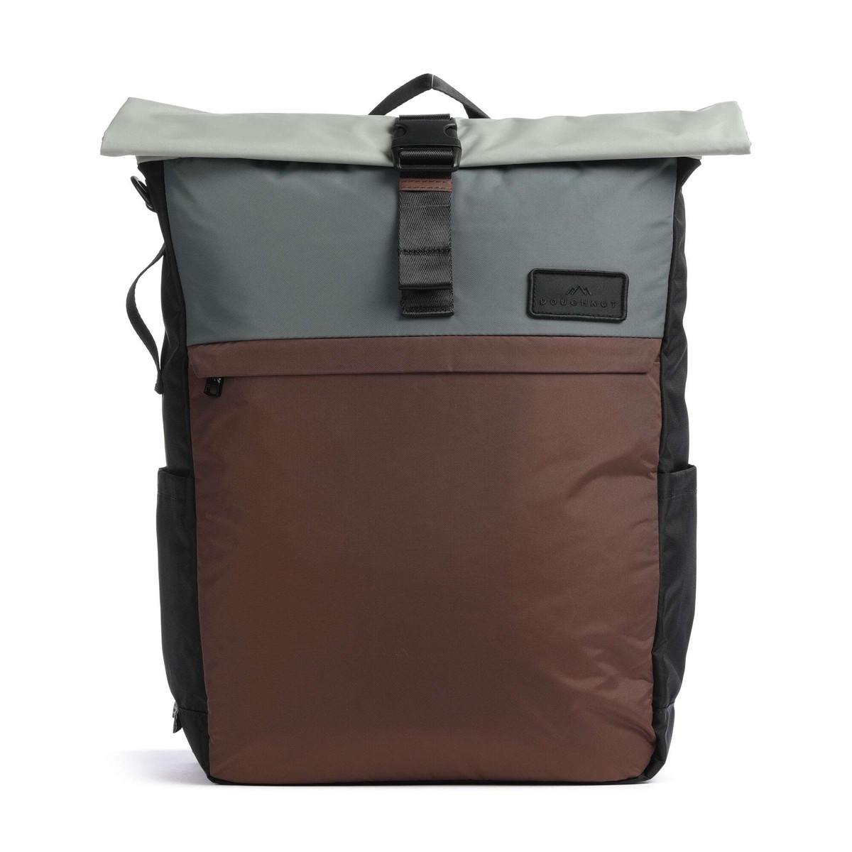 Doughnut Go Wild Jetpack Rolltop backpack grey/brown