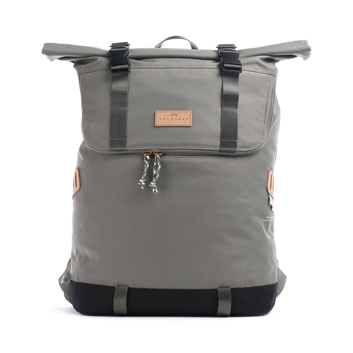 Doughnut Reborn Christopher Rolltop backpack grey