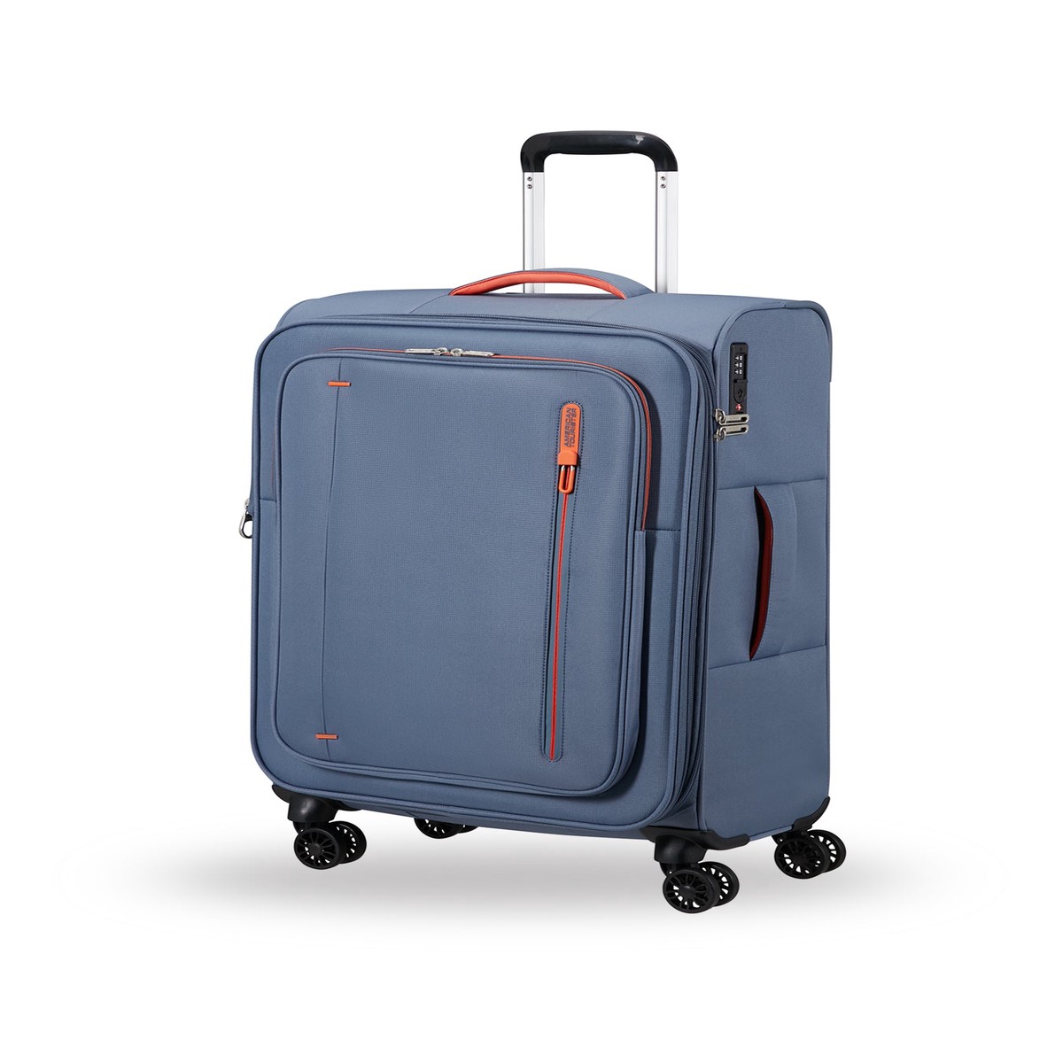 Cloudrider Medium Expandable Spinner Suitcase Stone Blue 49cm