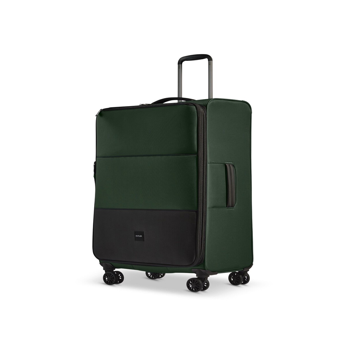 Soft Stripe Large Suitcase 81cm Green
