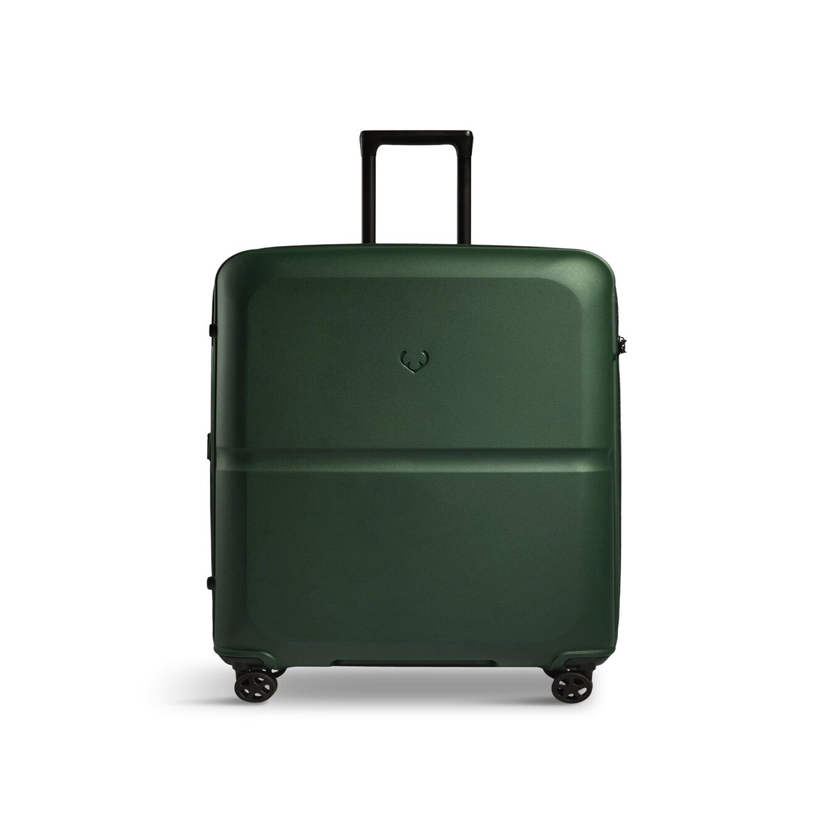 Single Stripe 81cm Large Suitcase Green