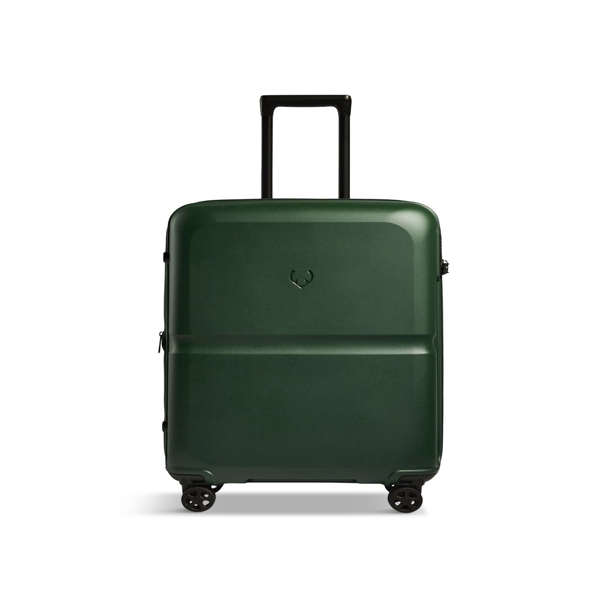 Single Stripe 68cm Medium Suitcase green