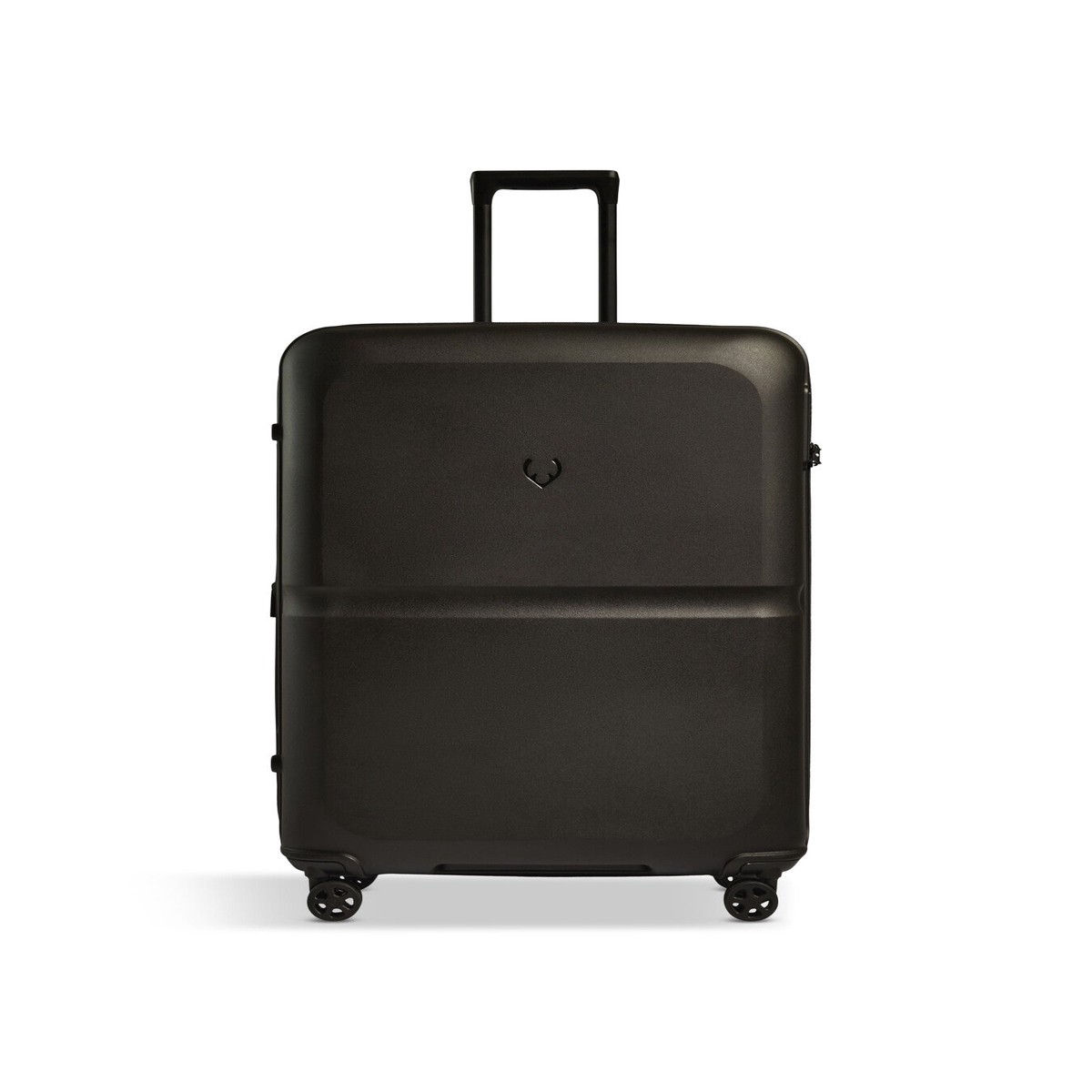 Single Stripe 81cm Large Suitcase Black