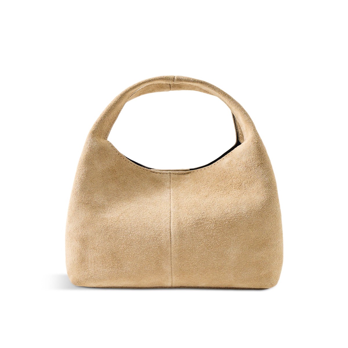 Avera Suede Shoulder Bag Tan