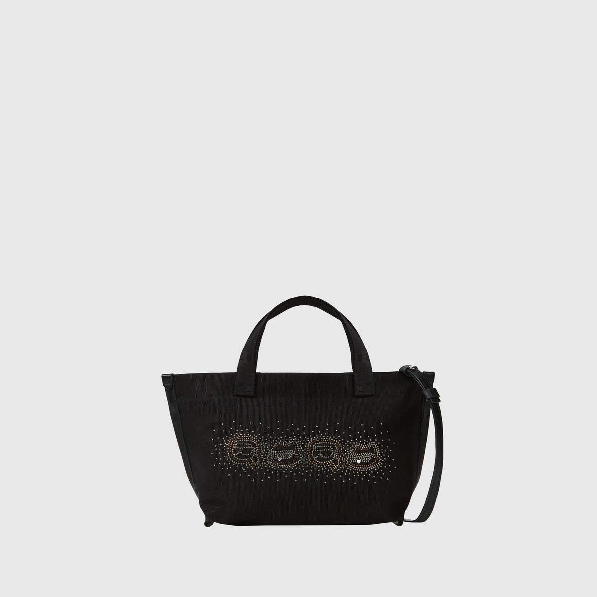 Ikon rhinestone small shopper