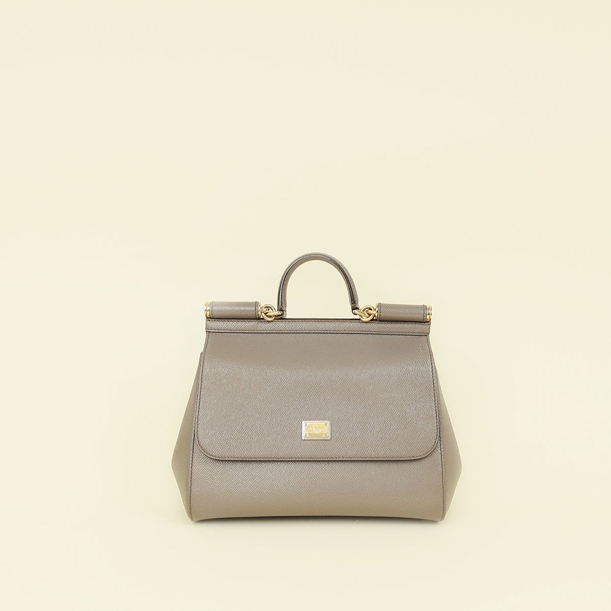 Dolce & Gabbana Gray Sicily Medium Bag