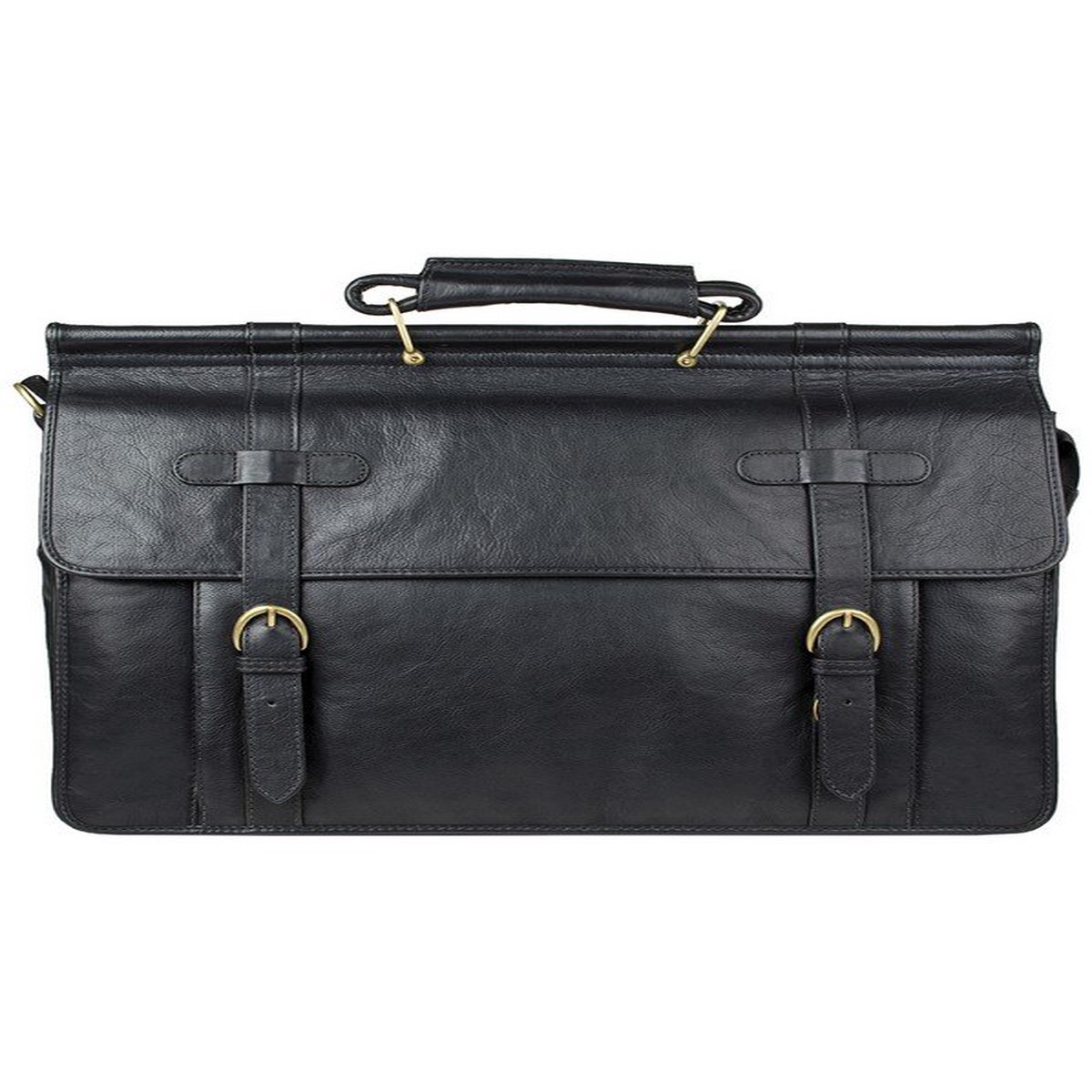 Hidesign Roma Leather Briefcase in Black