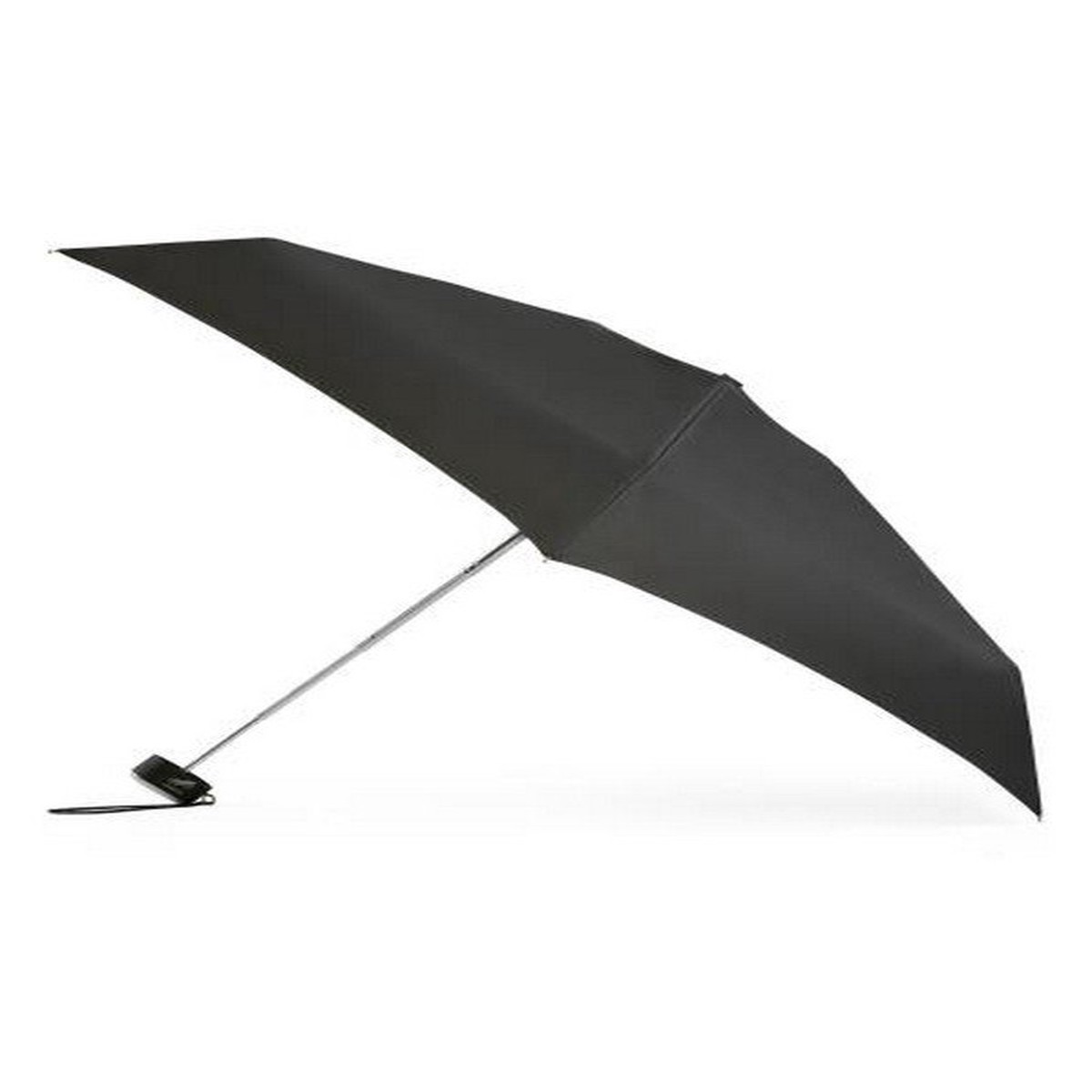 Totes Plain Black Thin Umbrella (5 Section)