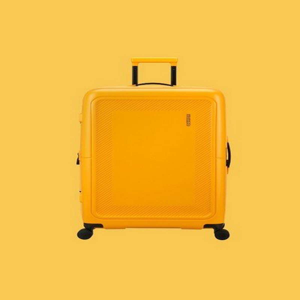 .American Tourister 67cm Dashpop Spinner Expandable (4 wheels) Golden Yellow
