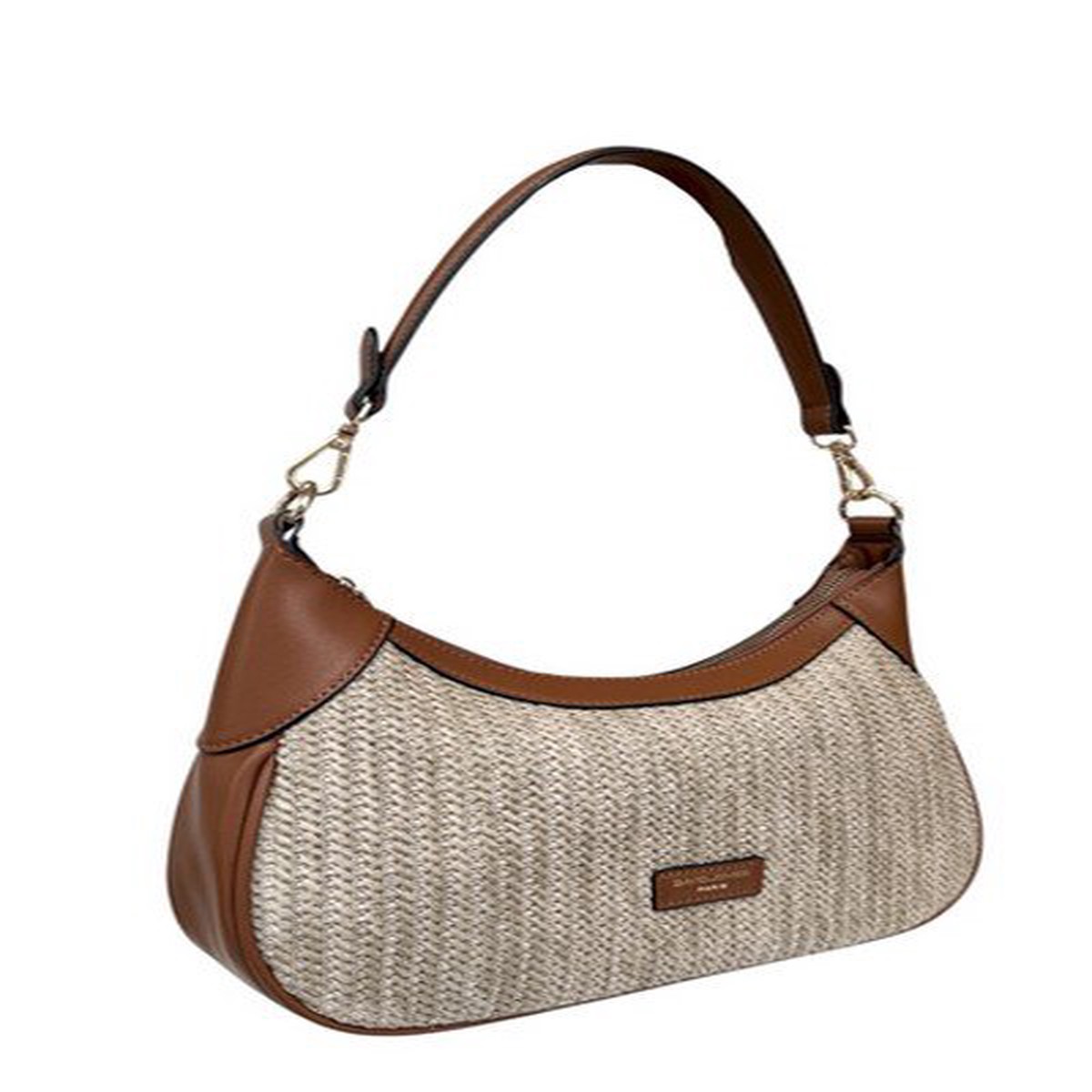 David Jones Straw Hobo Bag