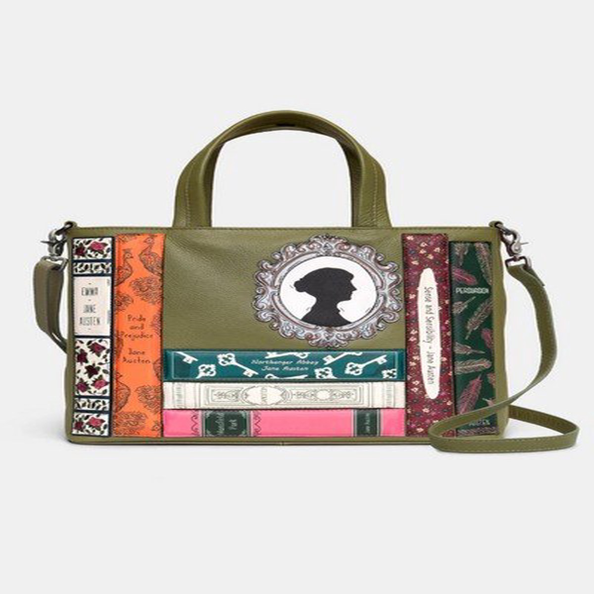.Yoshi Jane Austen Olive Leather Grab Bag