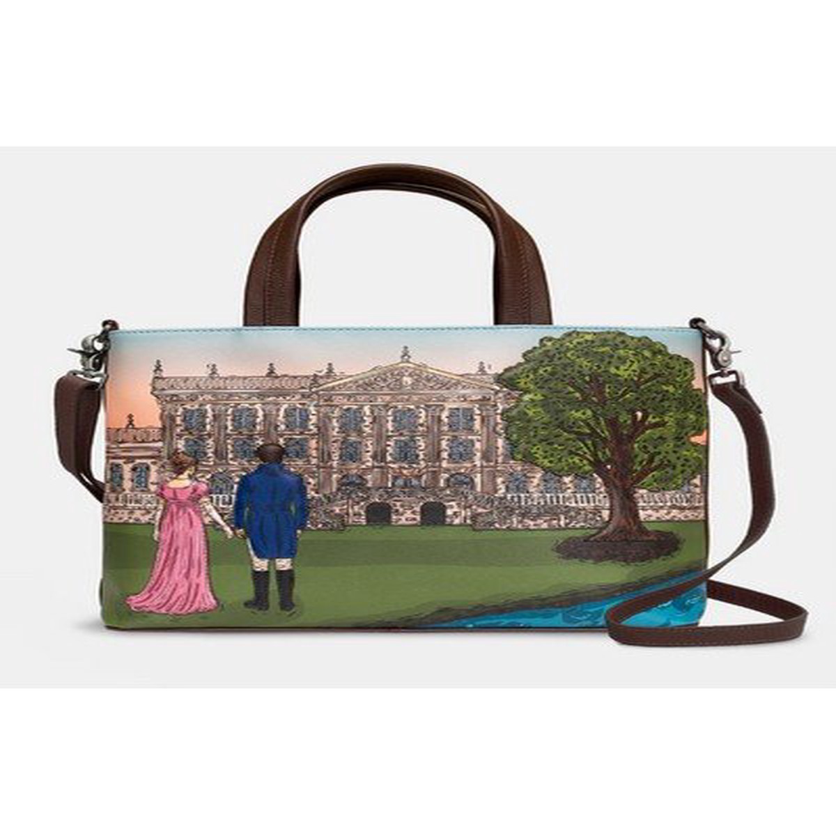 .Yoshi Jane Austen Pemberley 1813 Leather Grab Bag