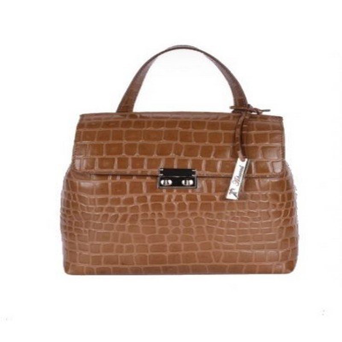 Ashwood Leather Crocodile Print Backpack