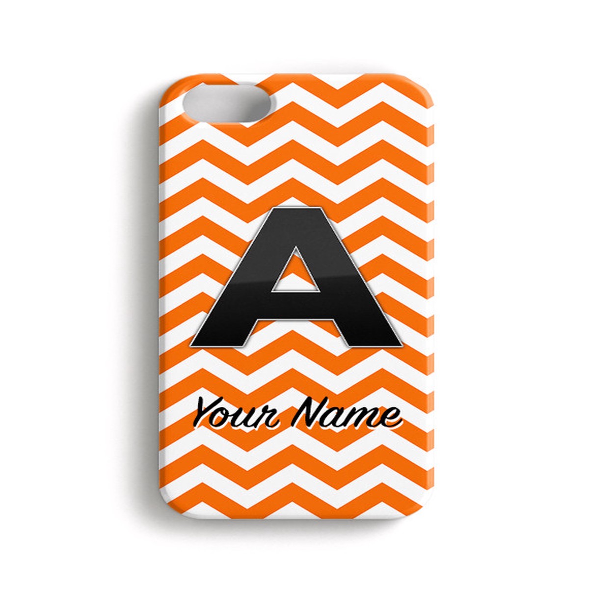 Orange Chevron - Phone Snap on Case