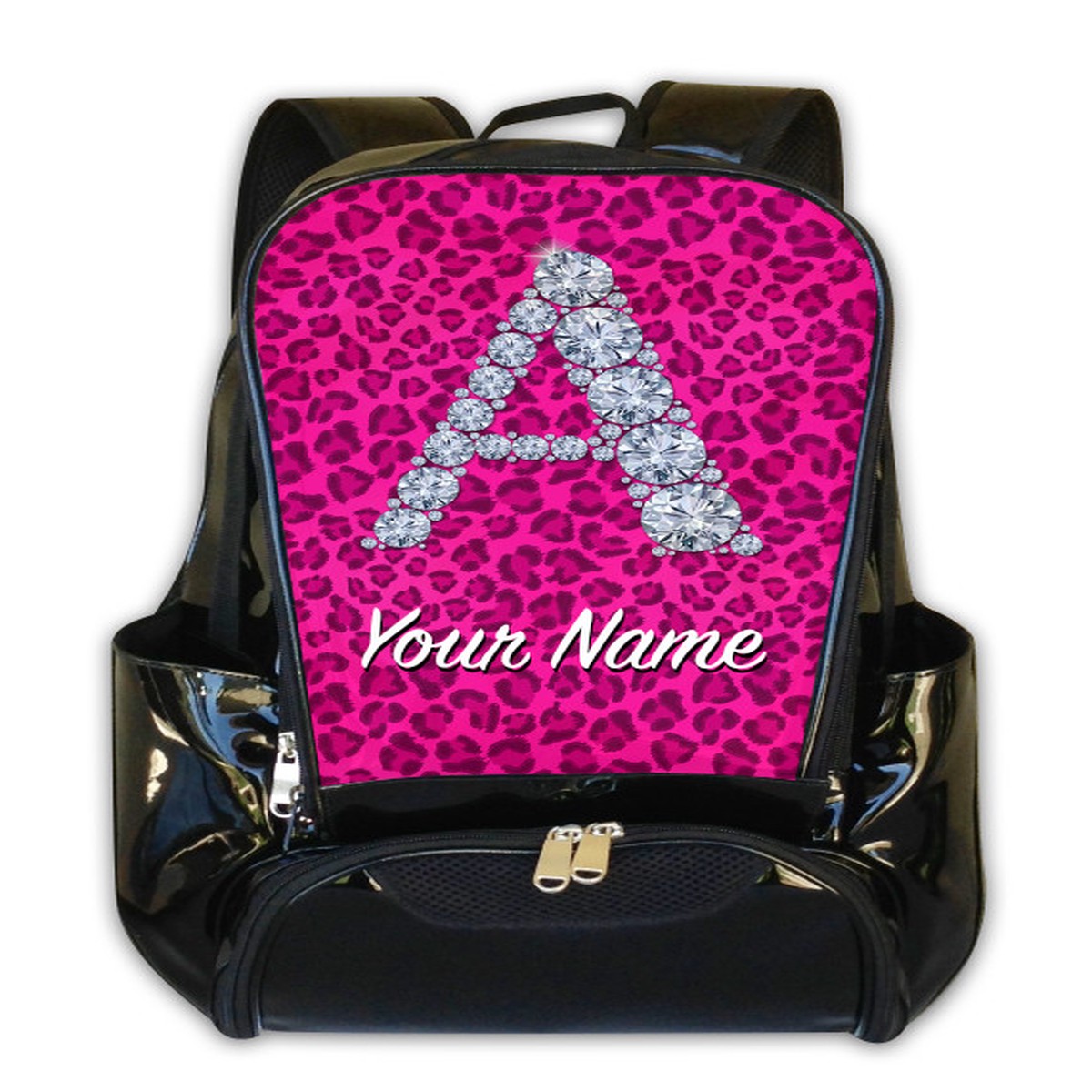 Pink Cheetah Personalized Backpack