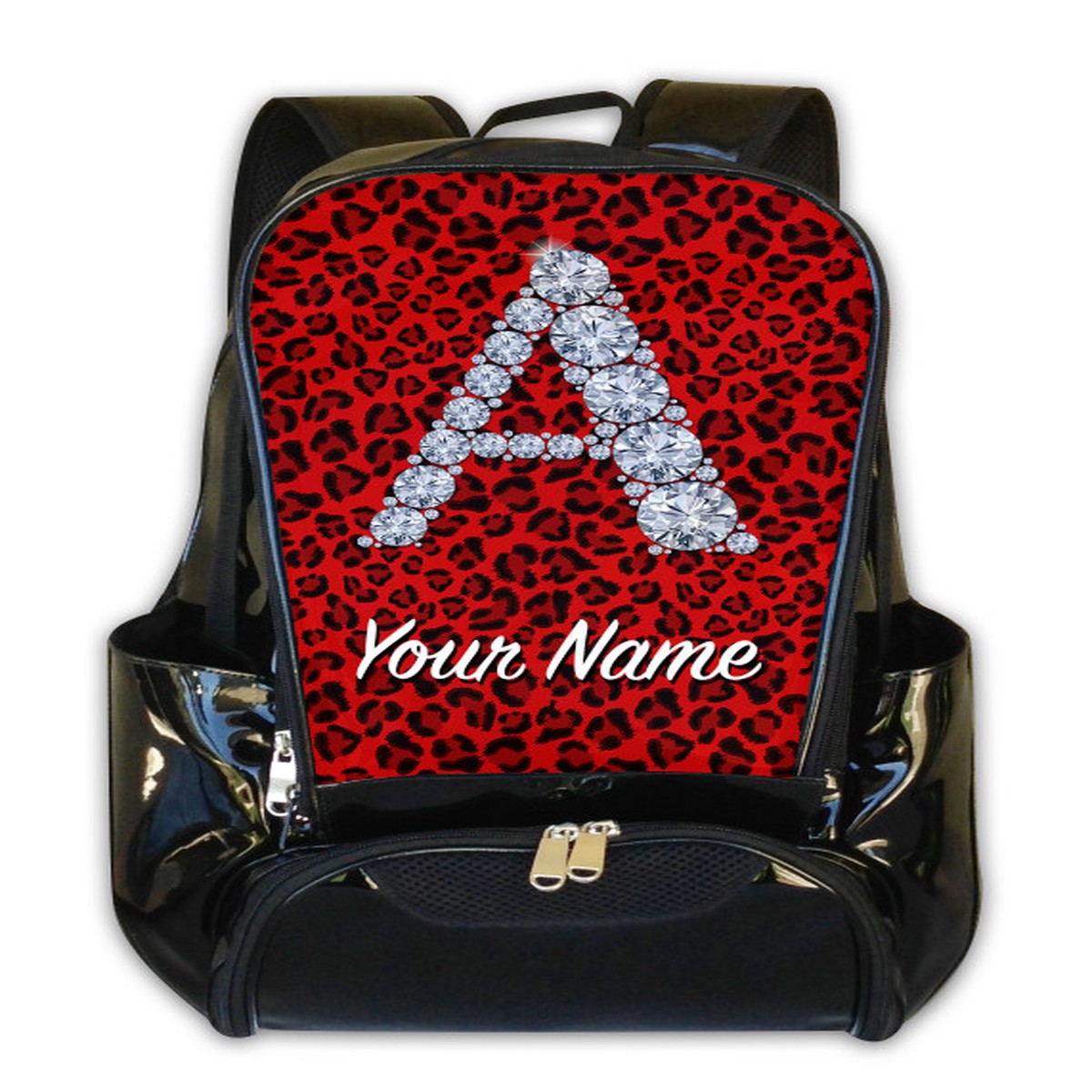 Red Cheetah Personalized Backpack